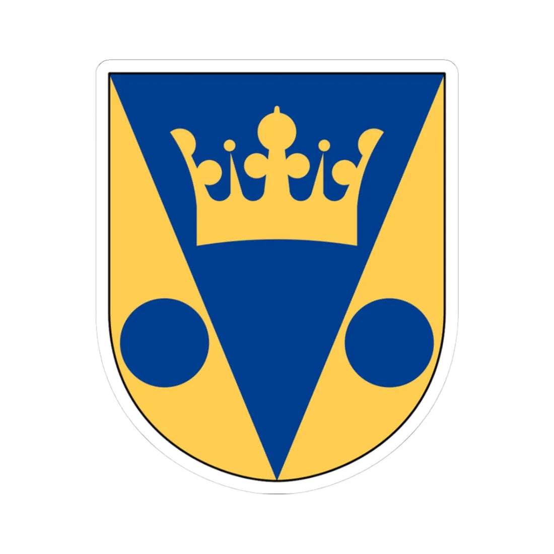 Tryserum församling vapen (Sweden) (Coat of Arms) STICKER Vinyl Kiss-Cut Decal 3 Inch White - The Sticker Space