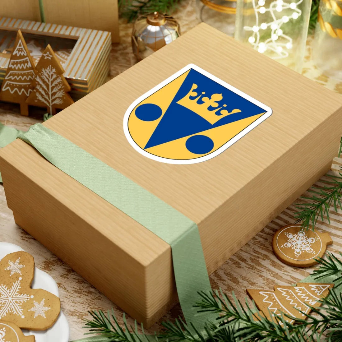 Tryserum församling vapen (Sweden) (Coat of Arms) STICKER Vinyl Kiss-Cut Decal - The Sticker Space