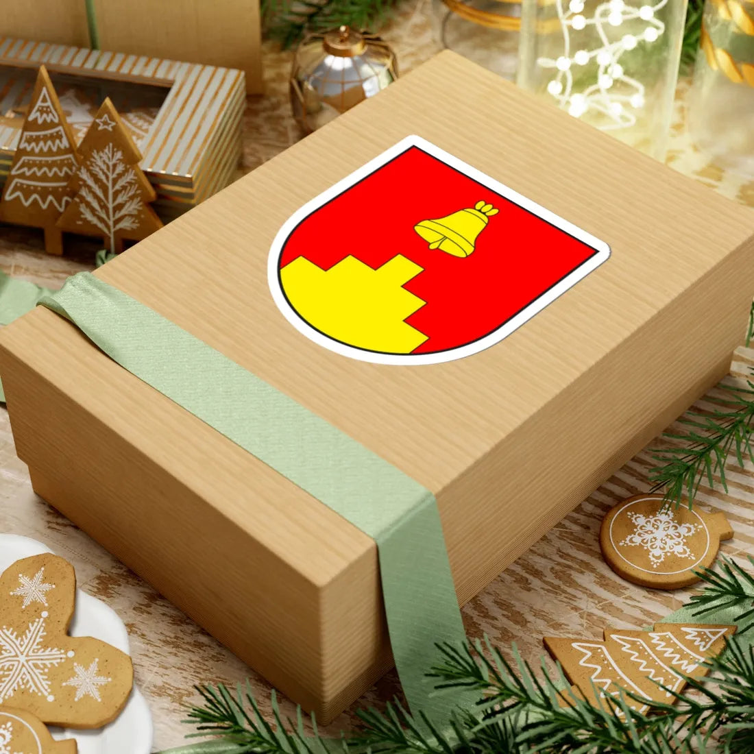 Tschappina wappen (Switzerland) (Coat of Arms) STICKER Vinyl Kiss-Cut Decal - The Sticker Space