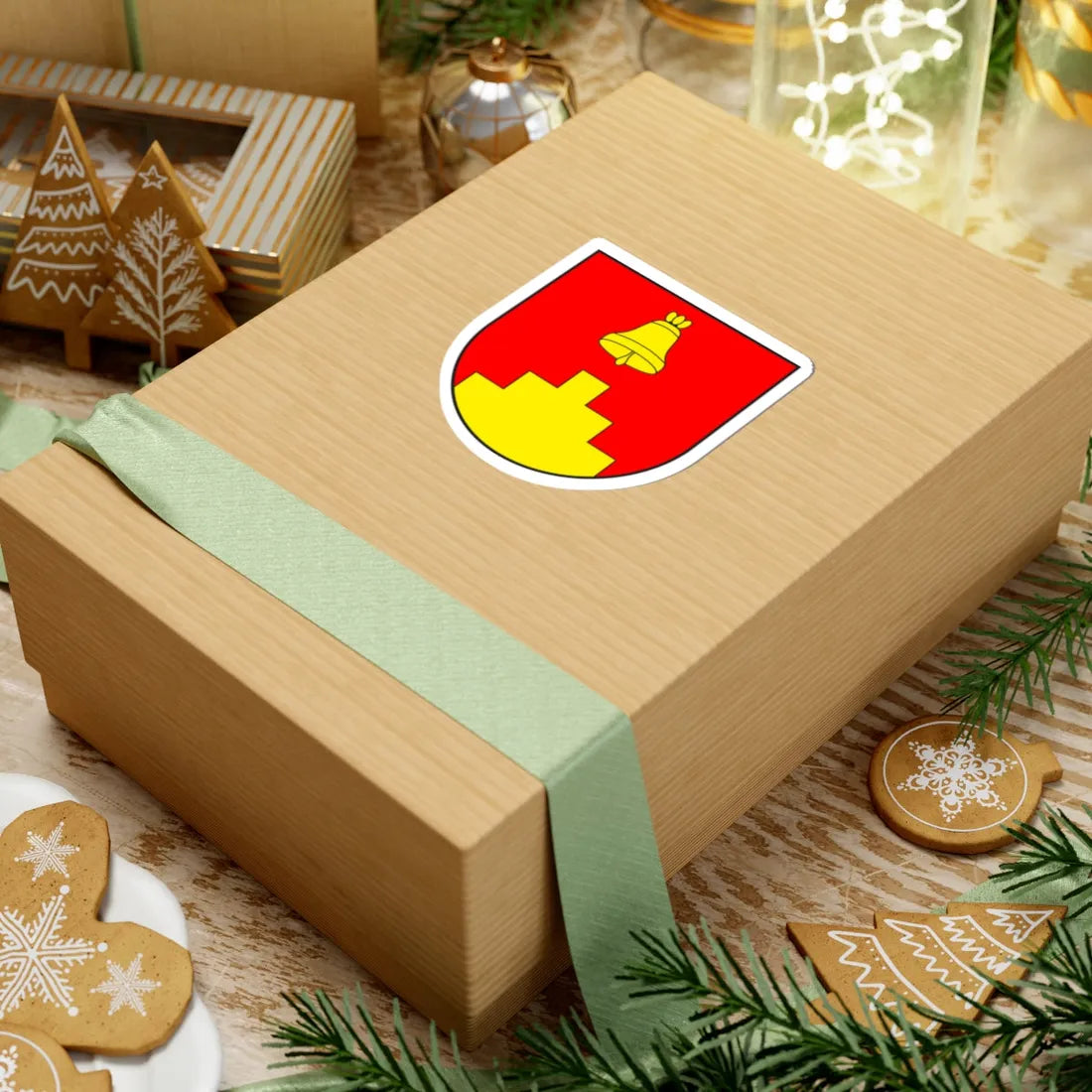 Tschappina wappen (Switzerland) (Coat of Arms) STICKER Vinyl Kiss-Cut Decal - The Sticker Space