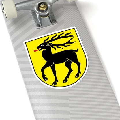 Tschierv wappen (Switzerland) (Coat of Arms) STICKER Vinyl Kiss-Cut Decal - The Sticker Space