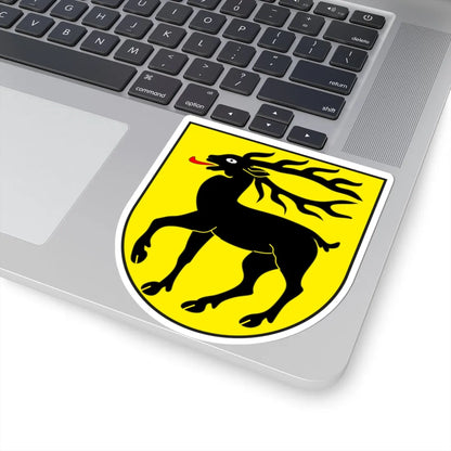 Tschierv wappen (Switzerland) (Coat of Arms) STICKER Vinyl Kiss-Cut Decal - The Sticker Space