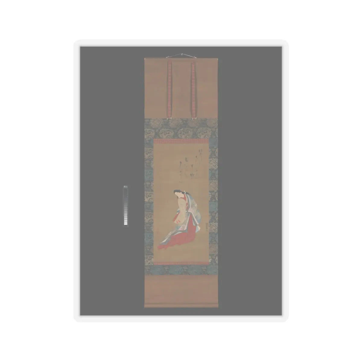 Tōsendō Rifū - Standing Courtesan - ca. 1720 v2 - STICKER Vinyl Kiss-Cut Decal