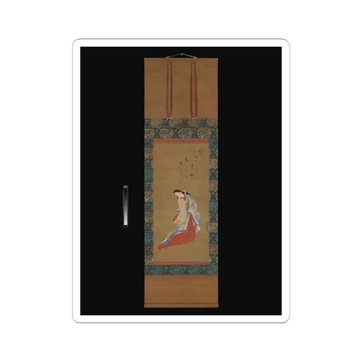 Tōsendō Rifū - Standing Courtesan - ca. 1720 v2 - STICKER Vinyl Kiss-Cut Decal