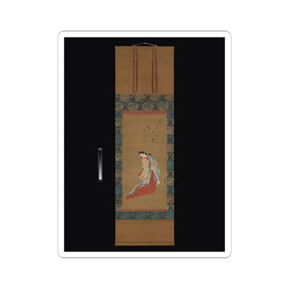 Tōsendō Rifū - Standing Courtesan - ca. 1720 v2 - STICKER Vinyl Kiss-Cut Decal