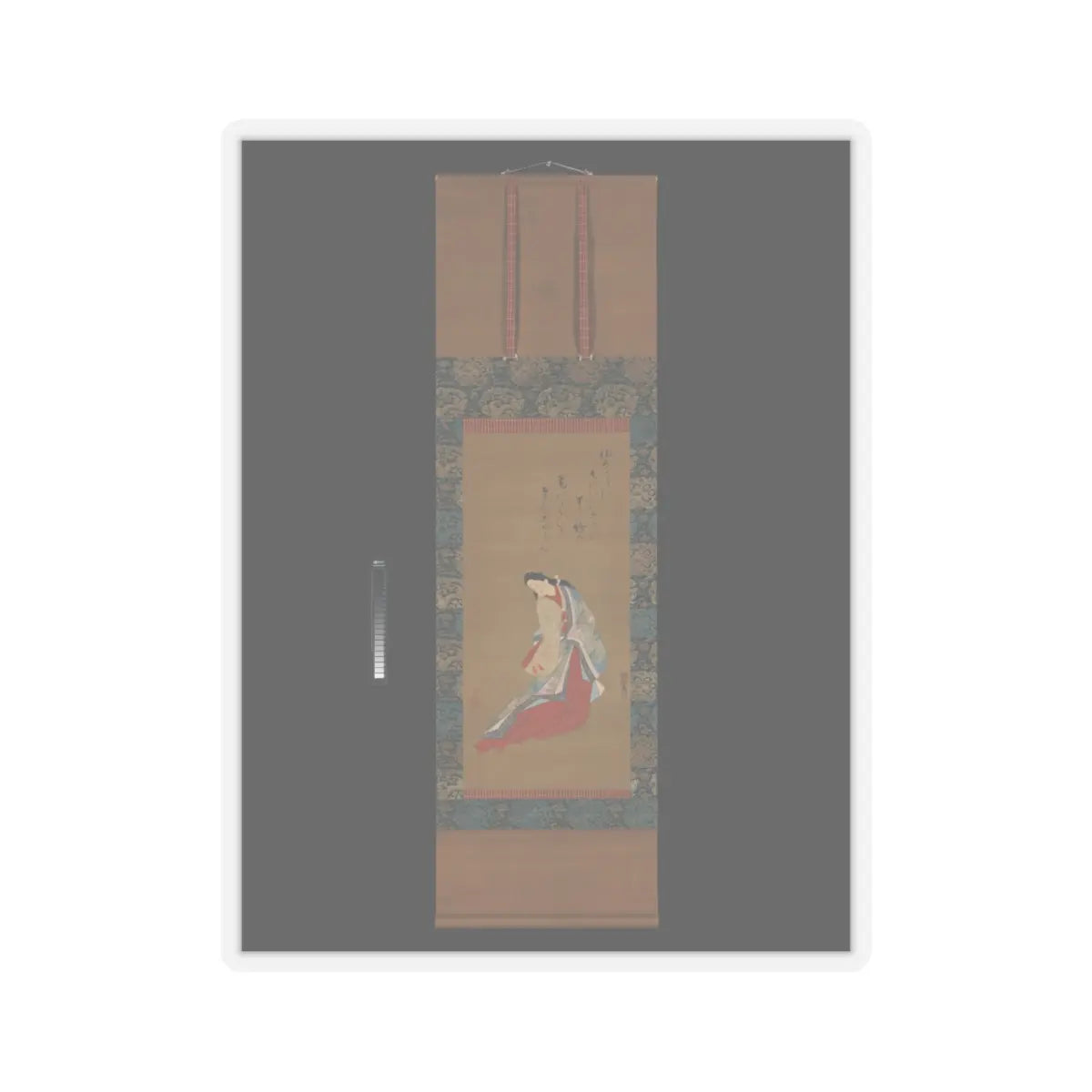Tōsendō Rifū - Standing Courtesan - ca. 1720 v2 - STICKER Vinyl Kiss-Cut Decal