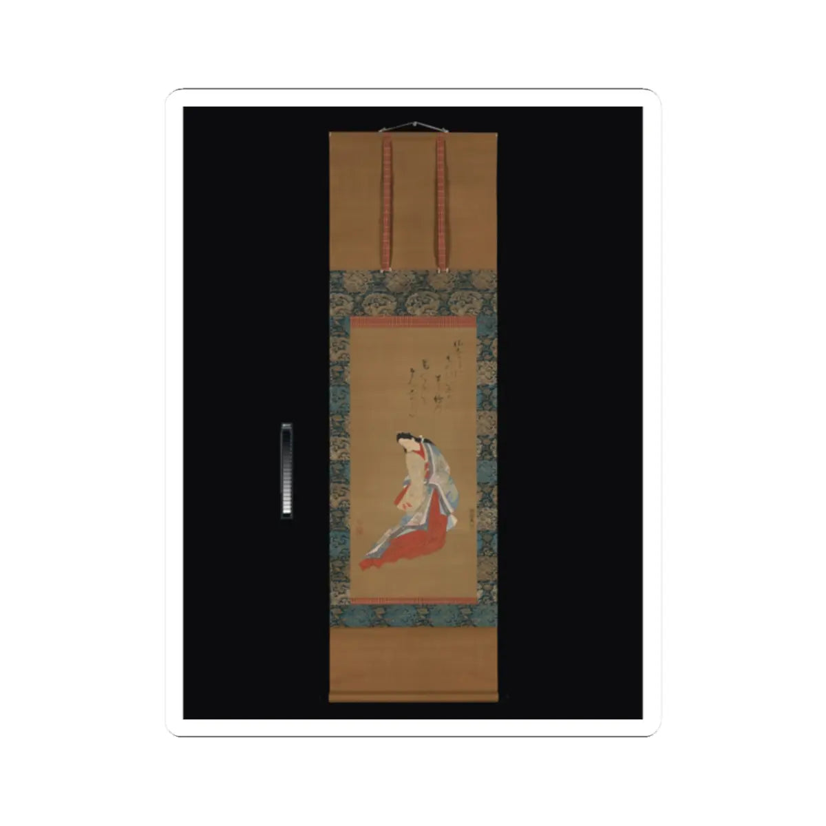 Tōsendō Rifū - Standing Courtesan - ca. 1720 v2 - STICKER Vinyl Kiss-Cut Decal