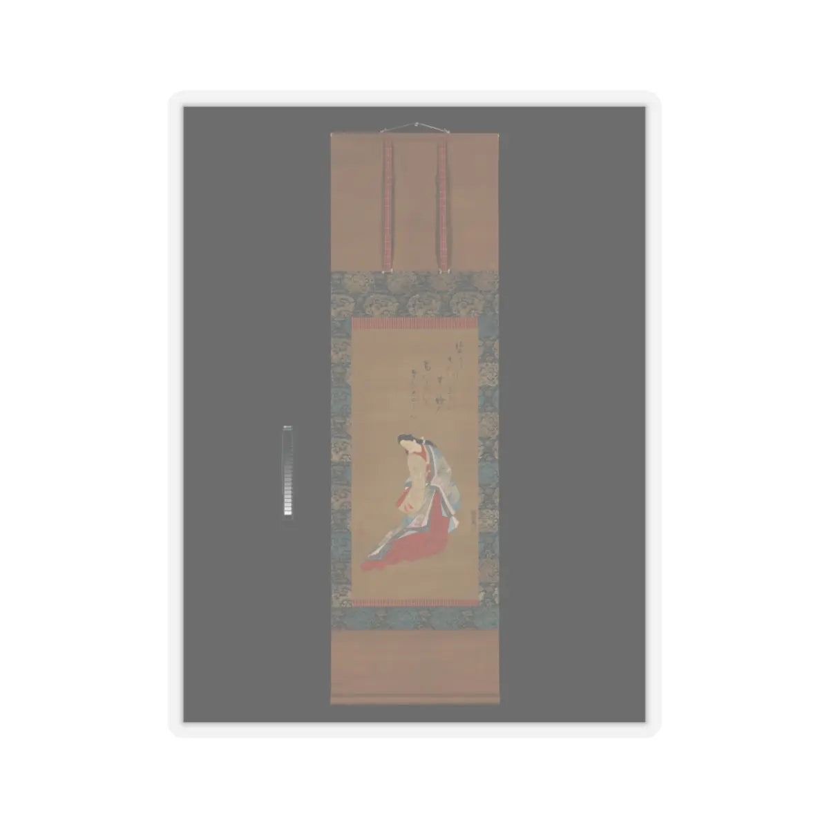 Tōsendō Rifū - Standing Courtesan - ca. 1720 v2 - STICKER Vinyl Kiss-Cut Decal