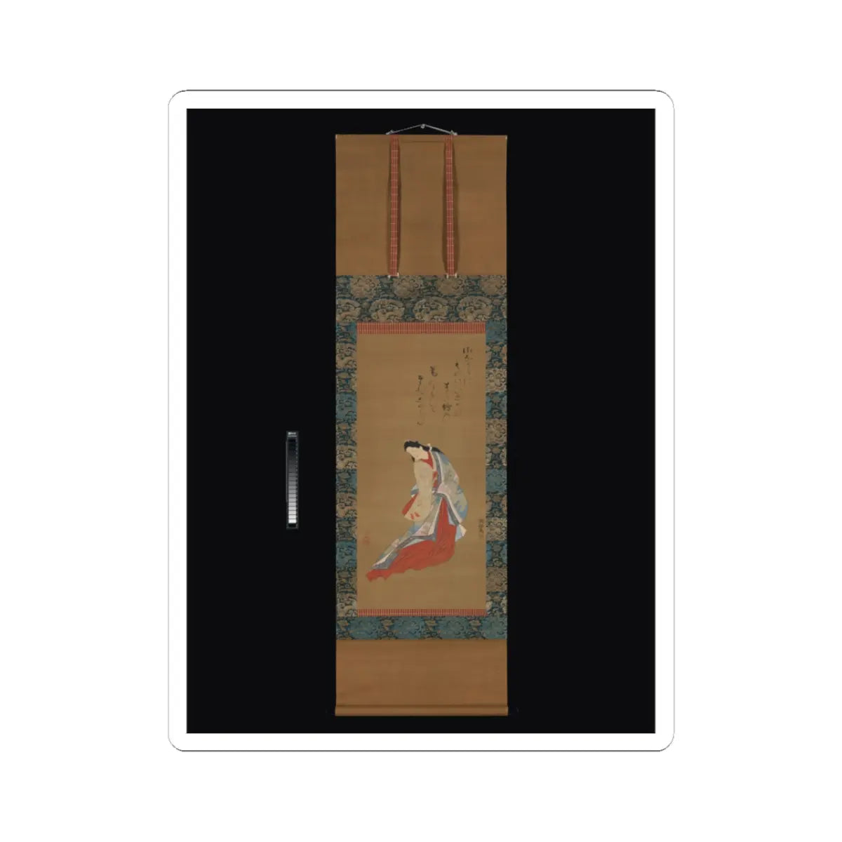 Tōsendō Rifū - Standing Courtesan - ca. 1720 v2 - STICKER Vinyl Kiss-Cut Decal
