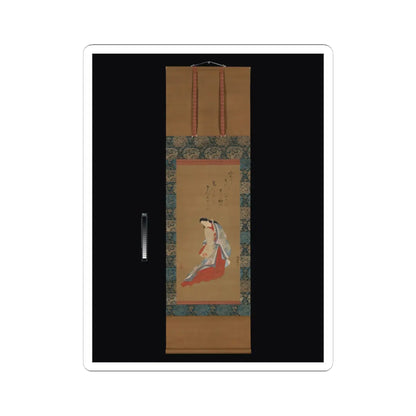 Tōsendō Rifū - Standing Courtesan - ca. 1720 v2 - STICKER Vinyl Kiss-Cut Decal