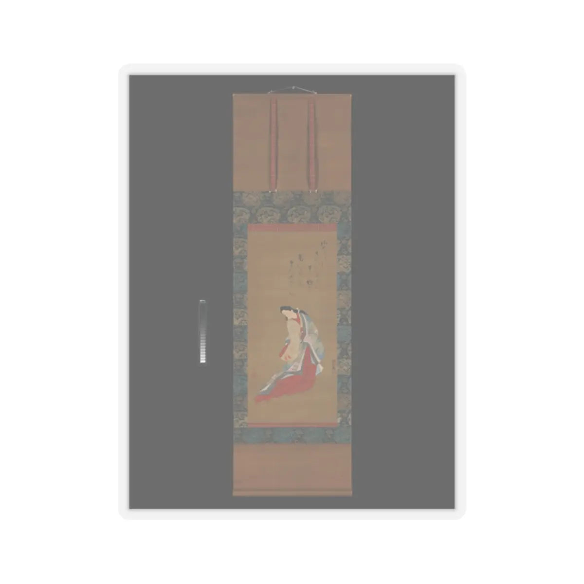Tōsendō Rifū - Standing Courtesan - ca. 1720 v2 - STICKER Vinyl Kiss-Cut Decal