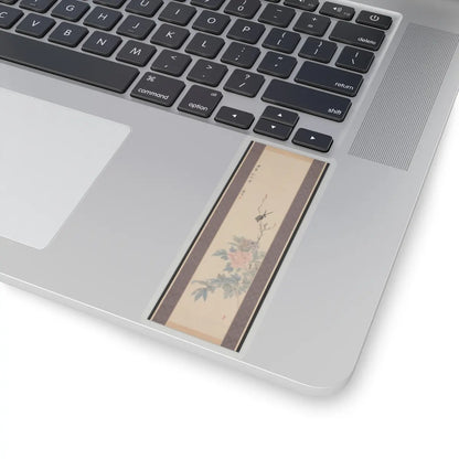 Tsubaki Chinzan - Peony and Swallow - 1854 v1 - STICKER Vinyl Kiss-Cut Decal