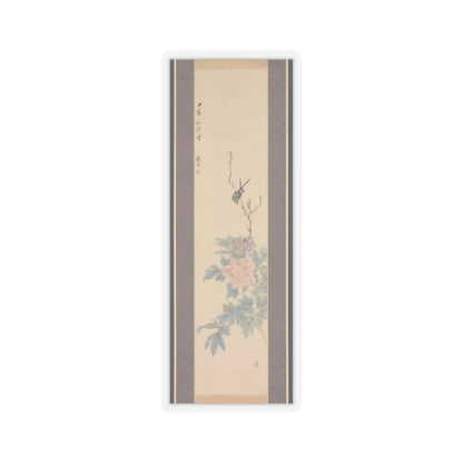 Tsubaki Chinzan - Peony and Swallow - 1854 v1 - STICKER Vinyl Kiss-Cut Decal