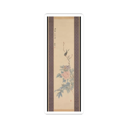 Tsubaki Chinzan - Peony and Swallow - 1854 v1 - STICKER Vinyl Kiss-Cut Decal