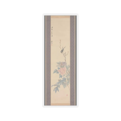 Tsubaki Chinzan - Peony and Swallow - 1854 v1 - STICKER Vinyl Kiss-Cut Decal