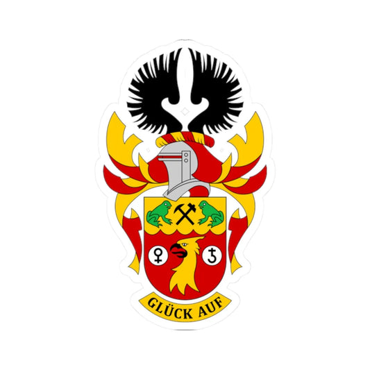 Tsumeb COA (Namibia) (Coat of Arms) STICKER Vinyl Kiss-Cut Decal 2 Inch White - The Sticker Space