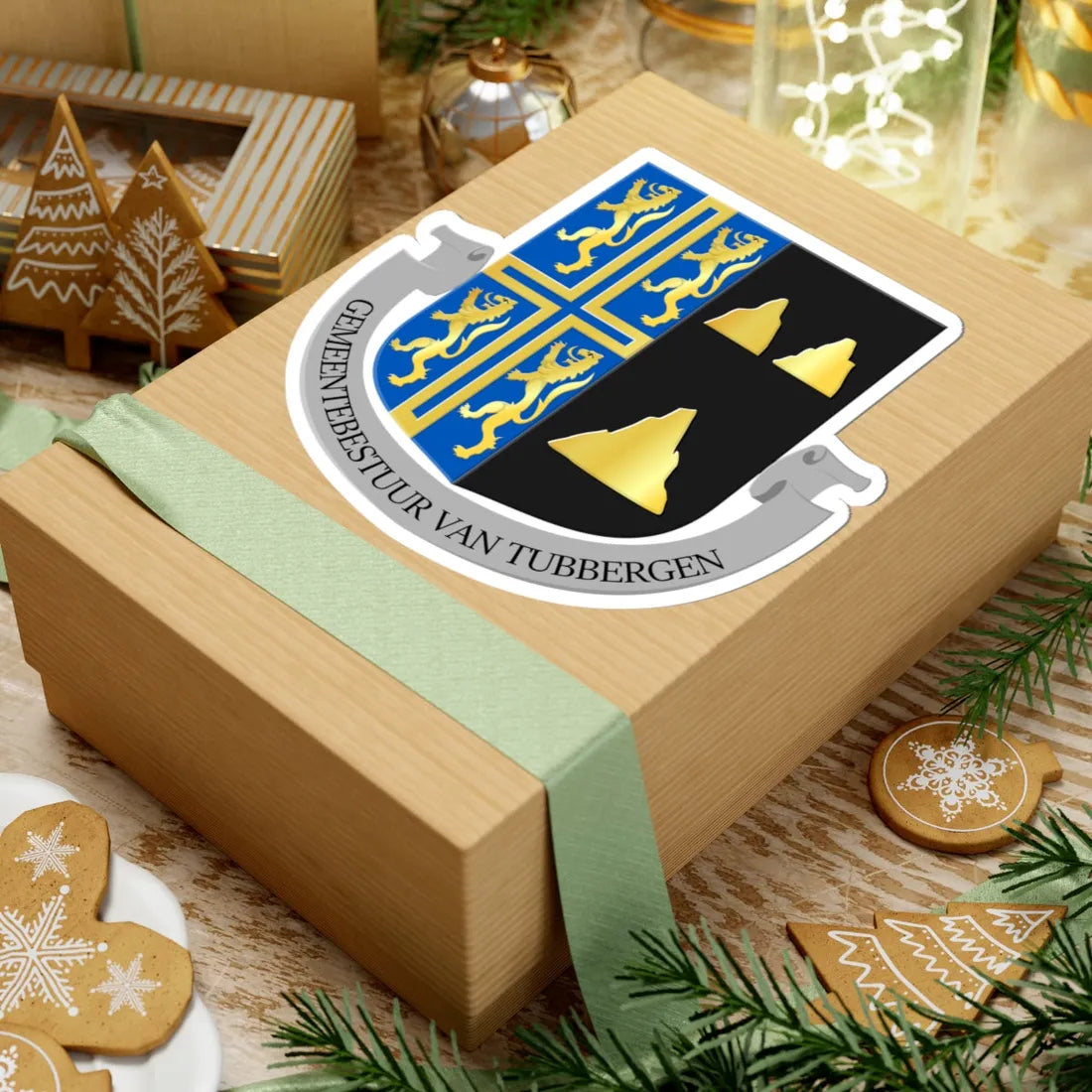 Tubbergen wapen 1898 (Netherlands) (Coat of Arms) STICKER Vinyl Kiss-Cut Decal - The Sticker Space