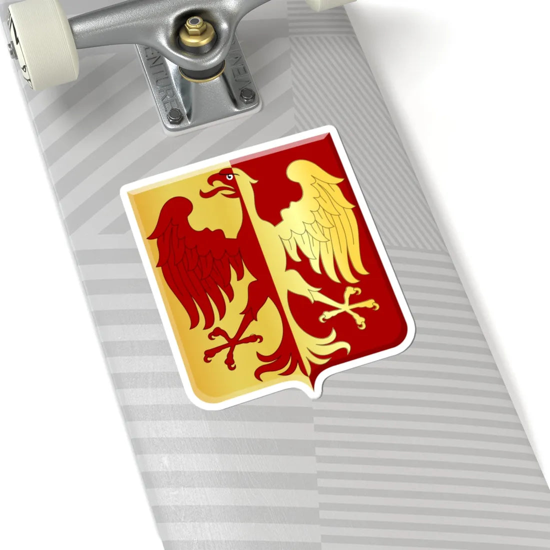 Tubeke wapen (Belgium) (Coat of Arms) STICKER Vinyl Kiss-Cut Decal - The Sticker Space