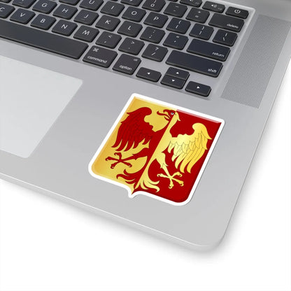 Tubeke wapen (Belgium) (Coat of Arms) STICKER Vinyl Kiss-Cut Decal - The Sticker Space