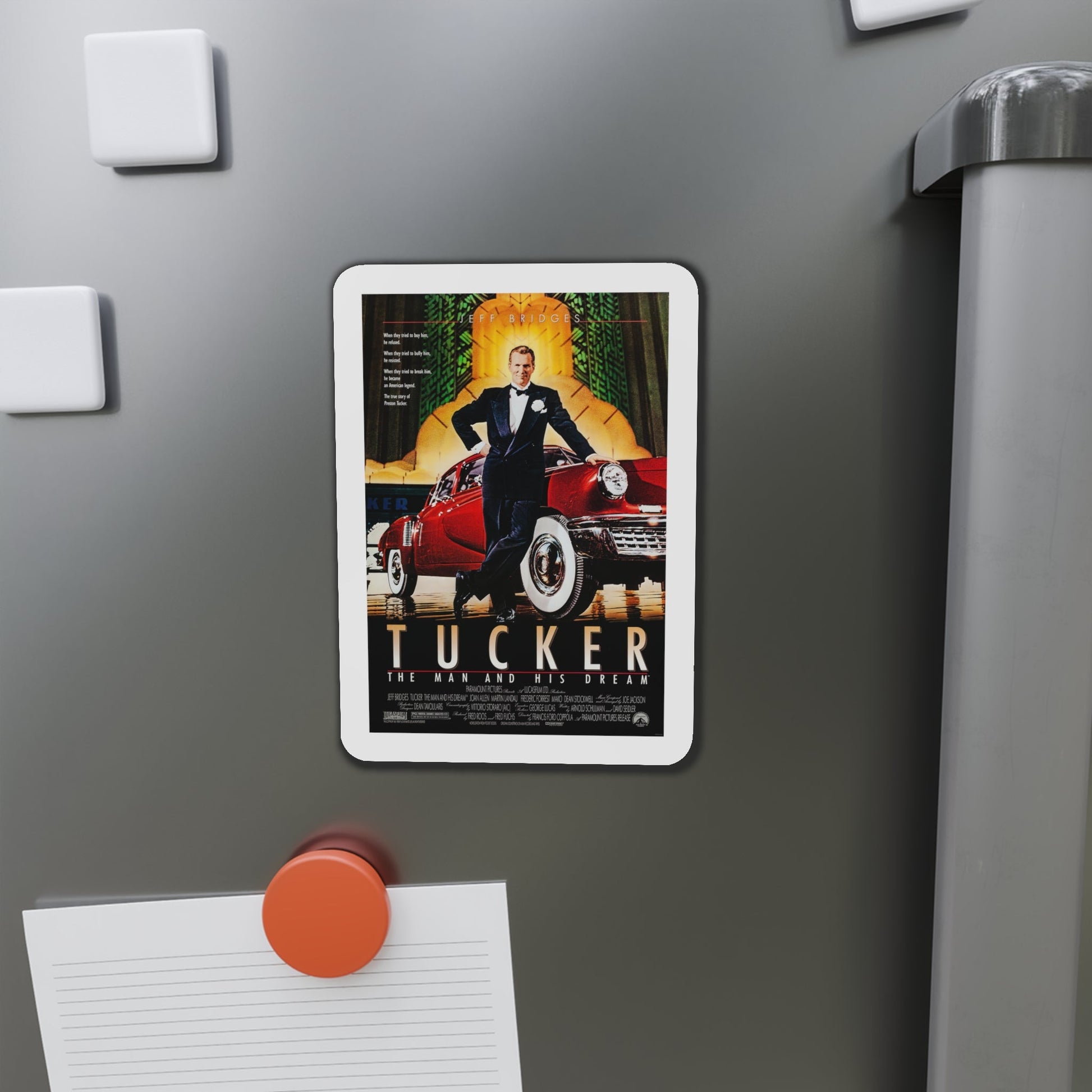 Tucker The Man and His Dream 1988 Movie Poster Die-Cut Magnet-The Sticker Space