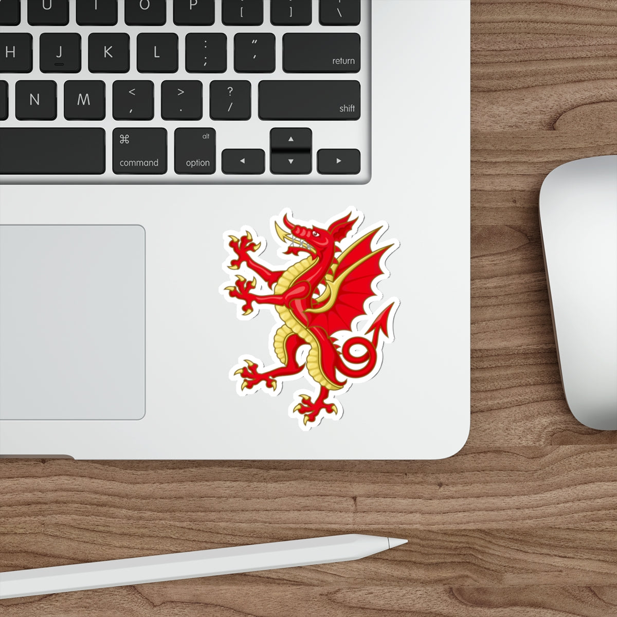 Tudor Dragon Badge STICKER Vinyl Die-Cut Decal-The Sticker Space