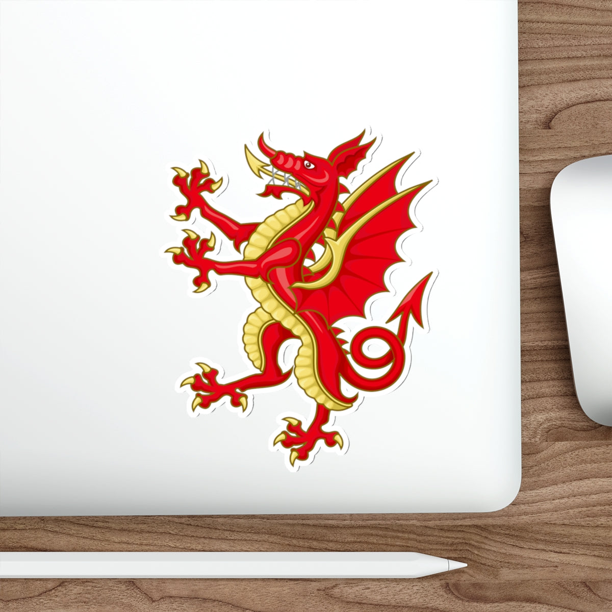 Tudor Dragon Badge STICKER Vinyl Die-Cut Decal-The Sticker Space