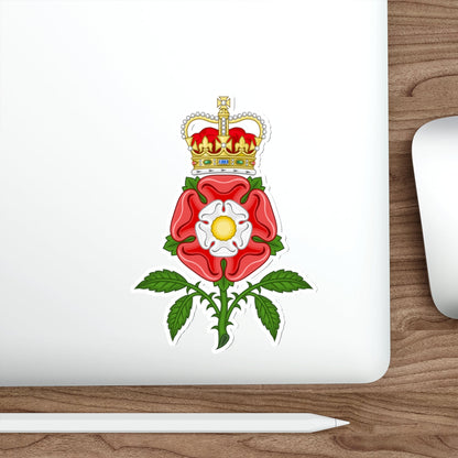 Tudor Rose Royal Badge of England STICKER Vinyl Die-Cut Decal-The Sticker Space