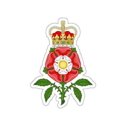 Tudor Rose Royal Badge of England STICKER Vinyl Die-Cut Decal 4 Inch - The Sticker Space