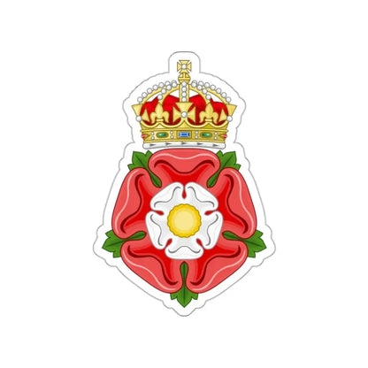 Tudor Rose, royally crowned STICKER Vinyl Die-Cut Decal 2 Inch - The Sticker Space
