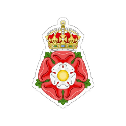 Tudor Rose, royally crowned STICKER Vinyl Die-Cut Decal 3 Inch - The Sticker Space