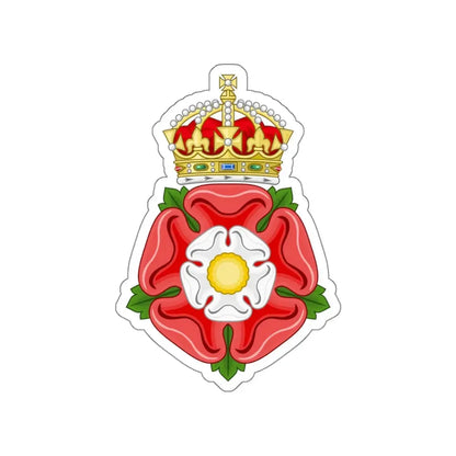Tudor Rose, royally crowned STICKER Vinyl Die-Cut Decal 6 Inch - The Sticker Space