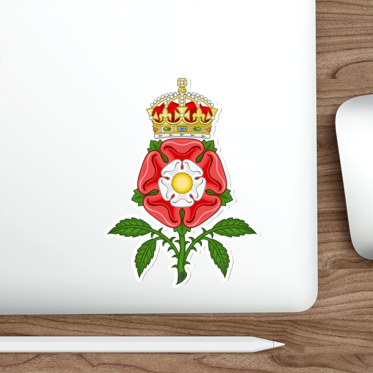 Tudor Rose (Tudor Heraldry) STICKER Vinyl Die-Cut Decal-The Sticker Space