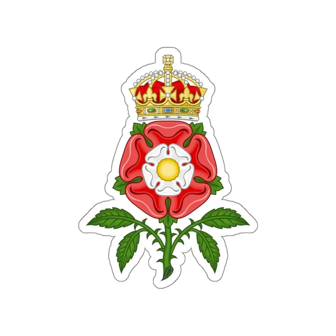 Tudor Rose (Tudor Heraldry) STICKER Vinyl Die-Cut Decal 5 Inch - The Sticker Space