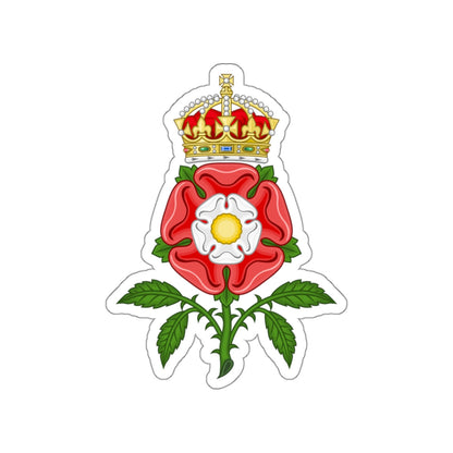 Tudor Rose (Tudor Heraldry) STICKER Vinyl Die-Cut Decal-White-The Sticker Space