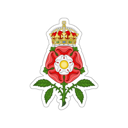 Tudor Rose (Tudor Heraldry) STICKER Vinyl Die-Cut Decal-White-The Sticker Space