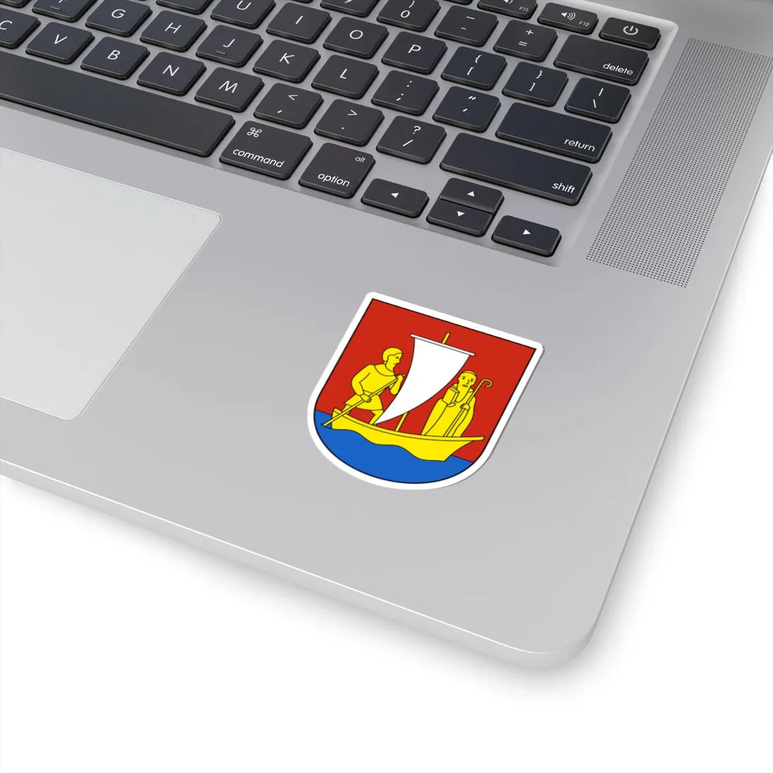 Tuggen-blazon (Switzerland) (Coat of Arms) STICKER Vinyl Kiss-Cut Decal - The Sticker Space
