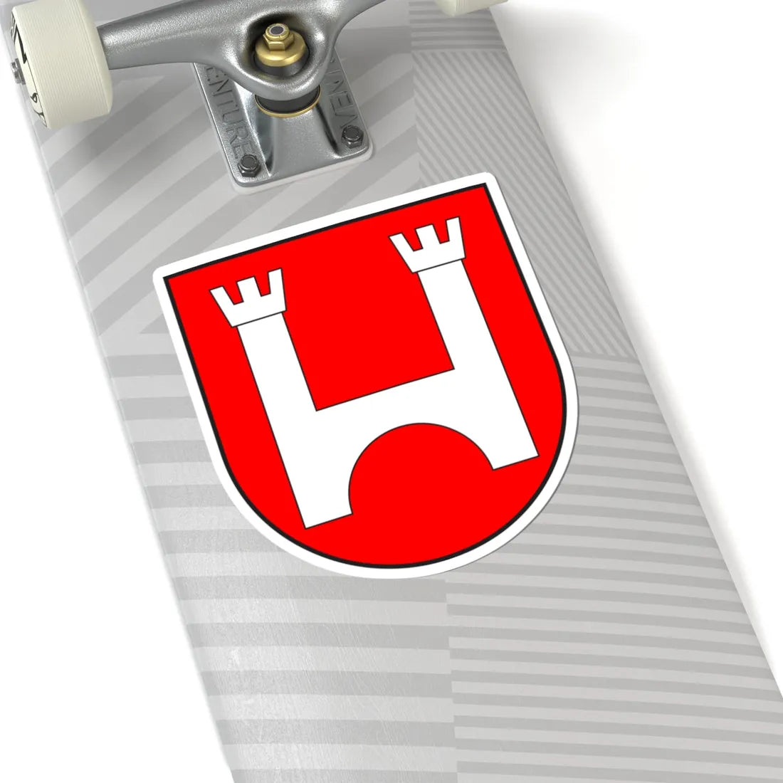 Tujetsch wappen (Switzerland) (Coat of Arms) STICKER Vinyl Kiss-Cut Decal - The Sticker Space