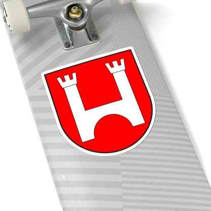 Tujetsch wappen (Switzerland) (Coat of Arms) STICKER Vinyl Kiss-Cut Decal - The Sticker Space