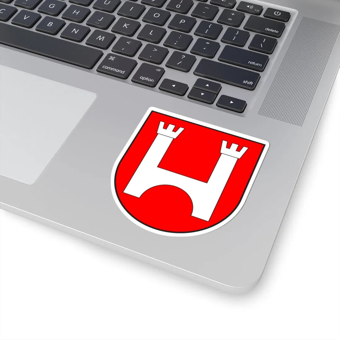 Tujetsch wappen (Switzerland) (Coat of Arms) STICKER Vinyl Kiss-Cut Decal - The Sticker Space