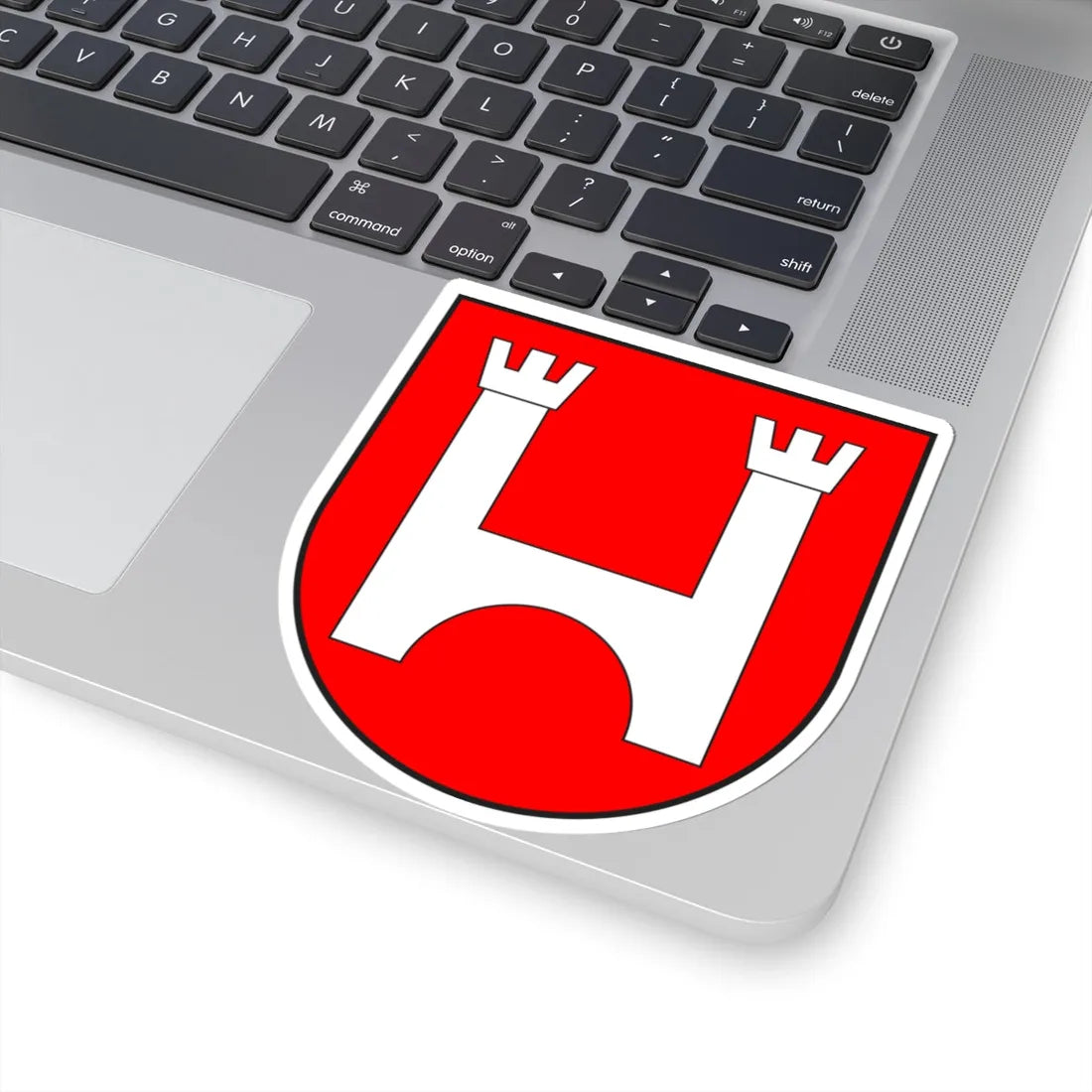 Tujetsch wappen (Switzerland) (Coat of Arms) STICKER Vinyl Kiss-Cut Decal - The Sticker Space