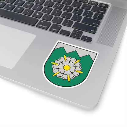 Tukuma novads COA (Latvia) (Coat of Arms) STICKER Vinyl Kiss-Cut Decal - The Sticker Space