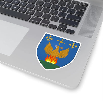 Tullamore Coat of Arms (Ireland) (Coat of Arms) STICKER Vinyl Kiss-Cut Decal - The Sticker Space