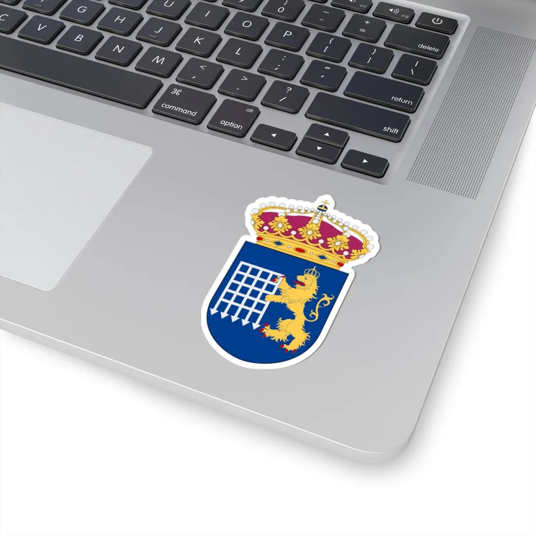 Tullverket vapen (Sweden) (Coat of Arms) STICKER Vinyl Kiss-Cut Decal - The Sticker Space
