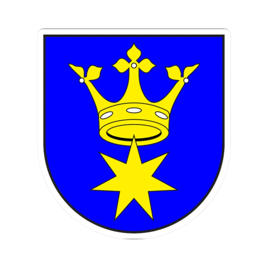 Tumegl Tomils wappen (Switzerland) (Coat of Arms) STICKER Vinyl Kiss-Cut Decal 2 Inch White - The Sticker Space