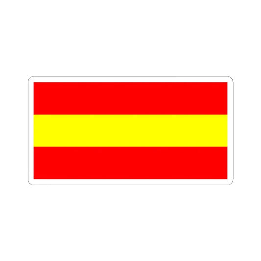 Tungurahua Flag (Ecuador) STICKER Vinyl Kiss-Cut Decal 2 Inch White - The Sticker Space