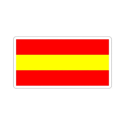 Tungurahua Flag (Ecuador) STICKER Vinyl Kiss-Cut Decal 6 Inch White - The Sticker Space