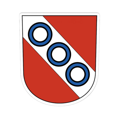 Turbenthal (Switzerland) (Coat of Arms) STICKER Vinyl Kiss-Cut Decal 6 Inch White - The Sticker Space