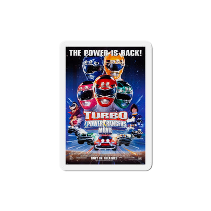 Turbo A Power Rangers Movie 1997 Movie Poster Die-Cut Magnet-4" x 4"-The Sticker Space