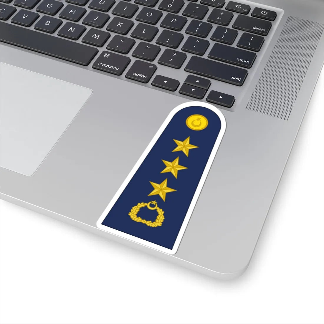 Turkey air force OF 5 (Turkey) (Military Rank) STICKER Vinyl Kiss-Cut Decal - The Sticker Space