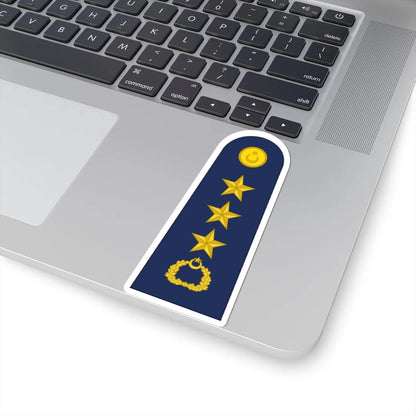 Turkey air force OF 5 (Turkey) (Military Rank) STICKER Vinyl Kiss-Cut Decal - The Sticker Space